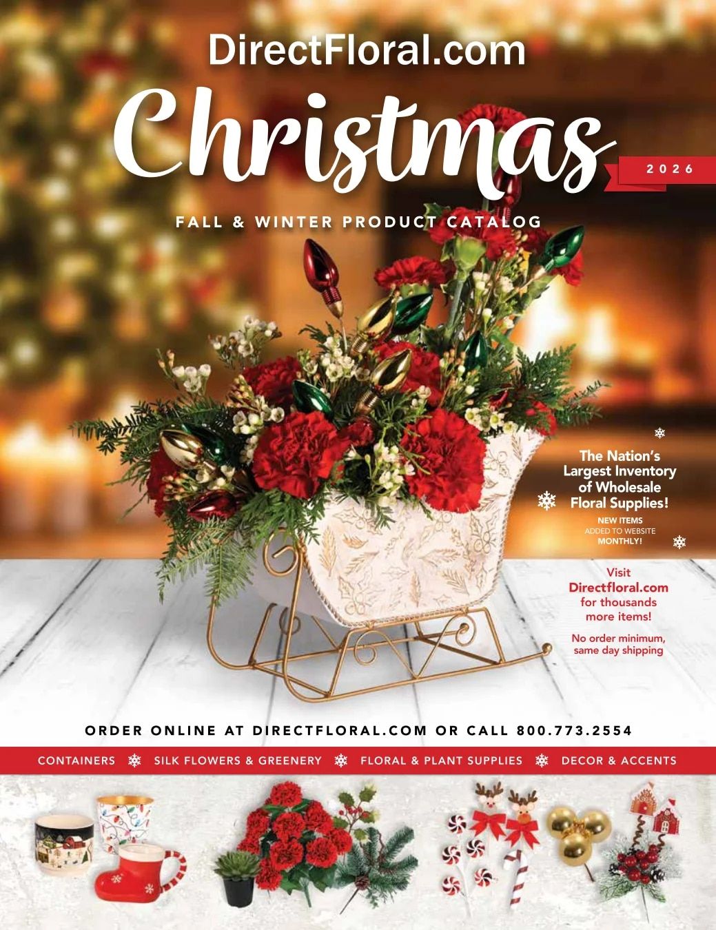 Direct Floral Fall and Winter Floral Catalog Weekly Ad January 1 - December 31, 2026