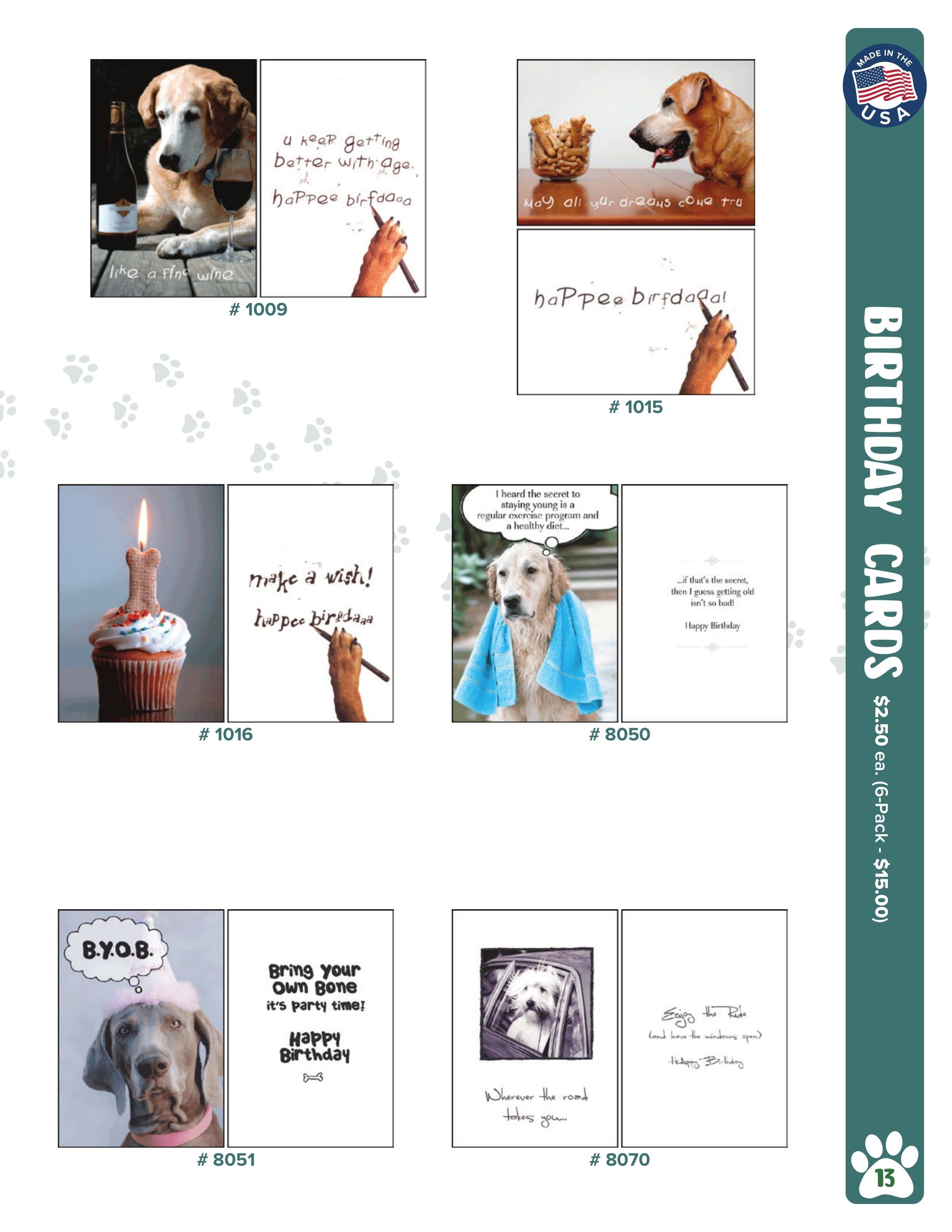 Dog Speak Cards Pet Gifts Catalog Weekly Ad January 1 - December 31, 2026