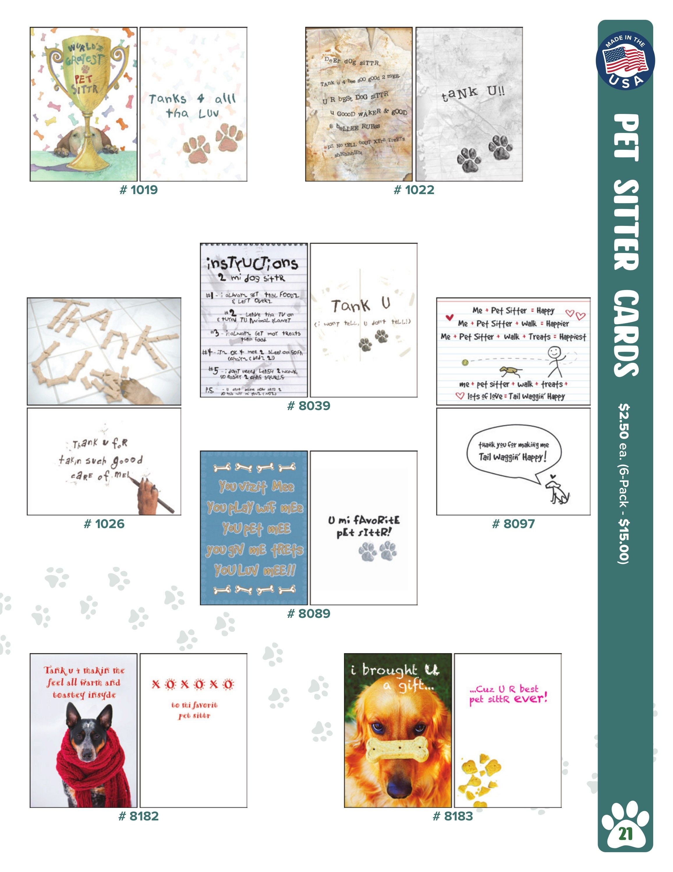 Dog Speak Cards Pet Gifts Catalog Weekly Ad January 1 - December 31, 2026