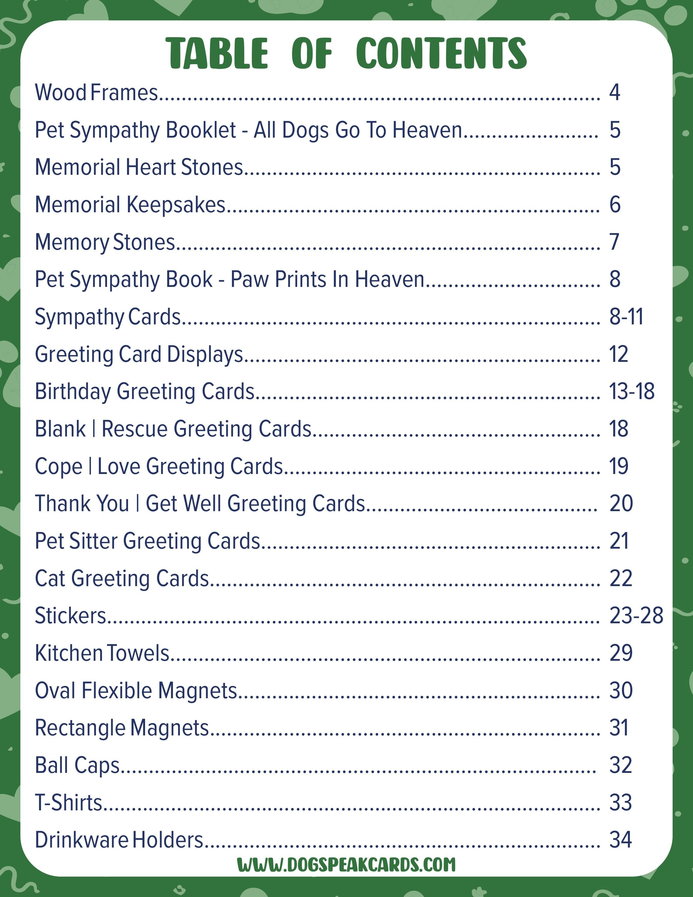 Dog Speak Cards Pet Gifts Catalog Weekly Ad January 1 - December 31, 2026