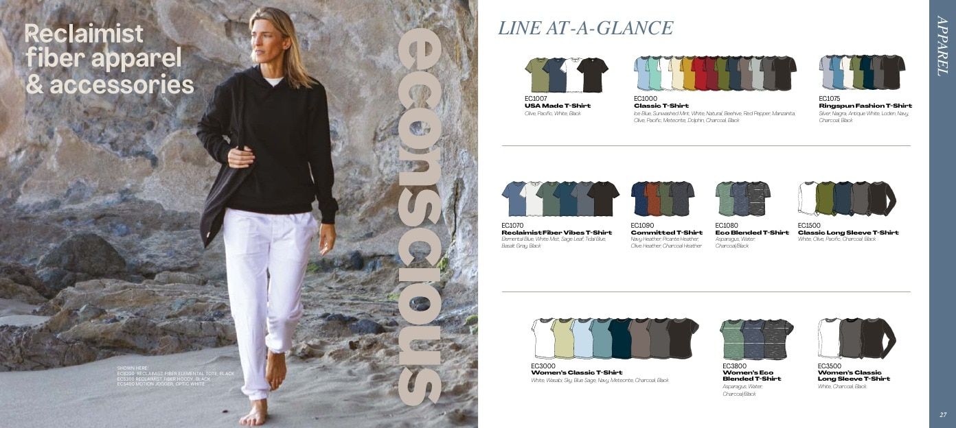econscious Apparel Lookbook Weekly Ad January 1 - December 31, 2026