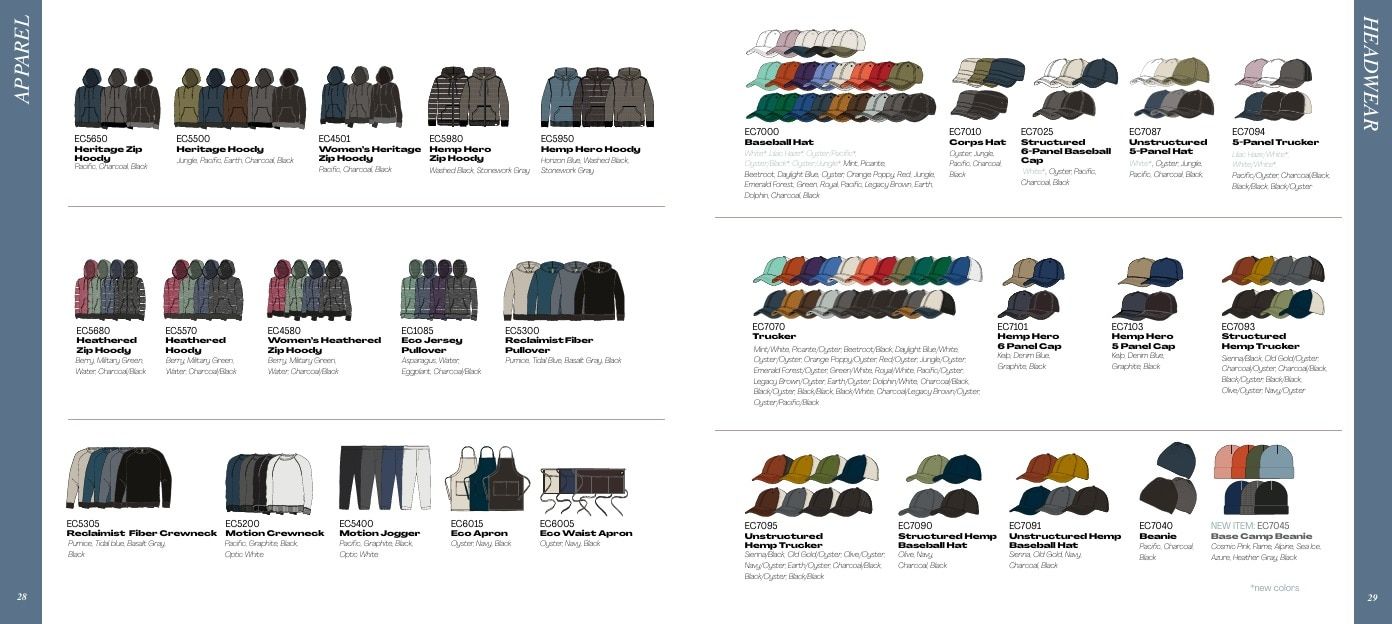econscious Apparel Lookbook Weekly Ad January 1 - December 31, 2026