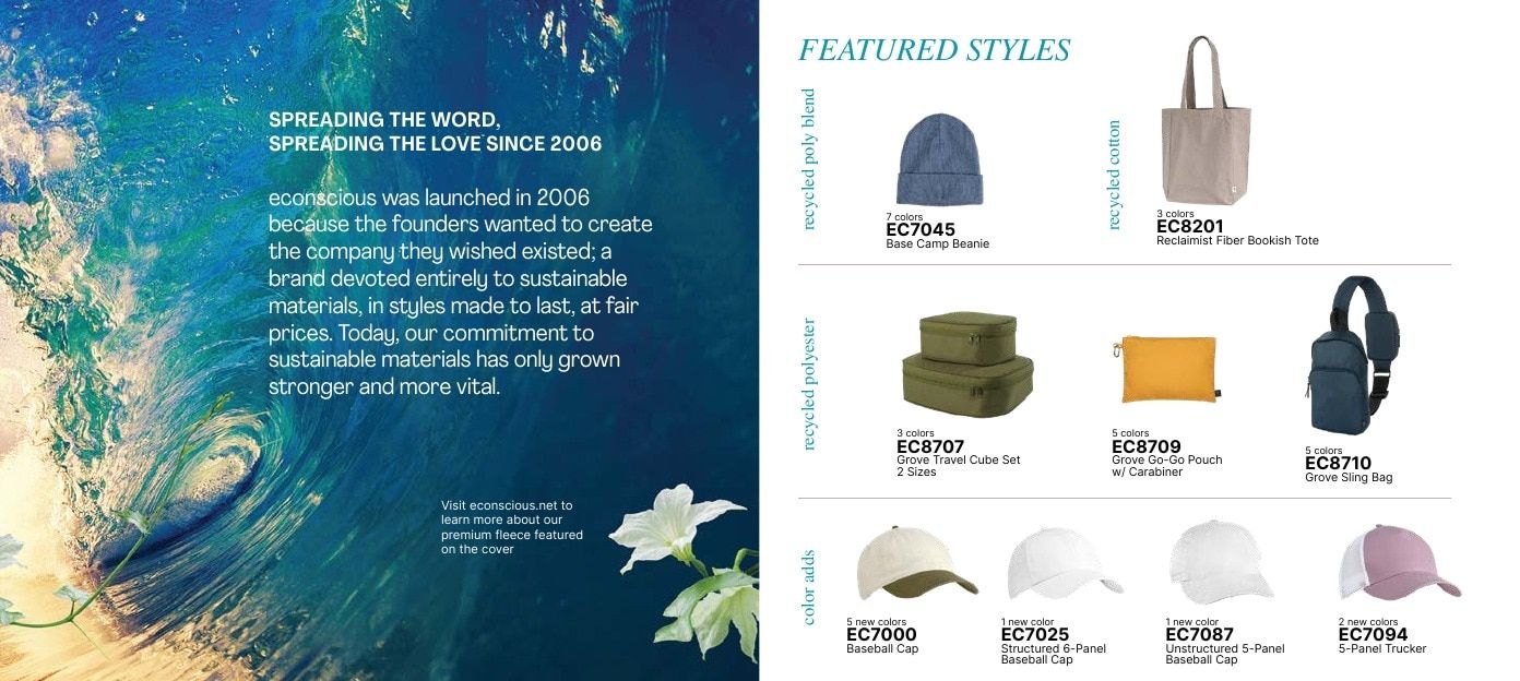 econscious Apparel Lookbook Weekly Ad January 1 - December 31, 2026