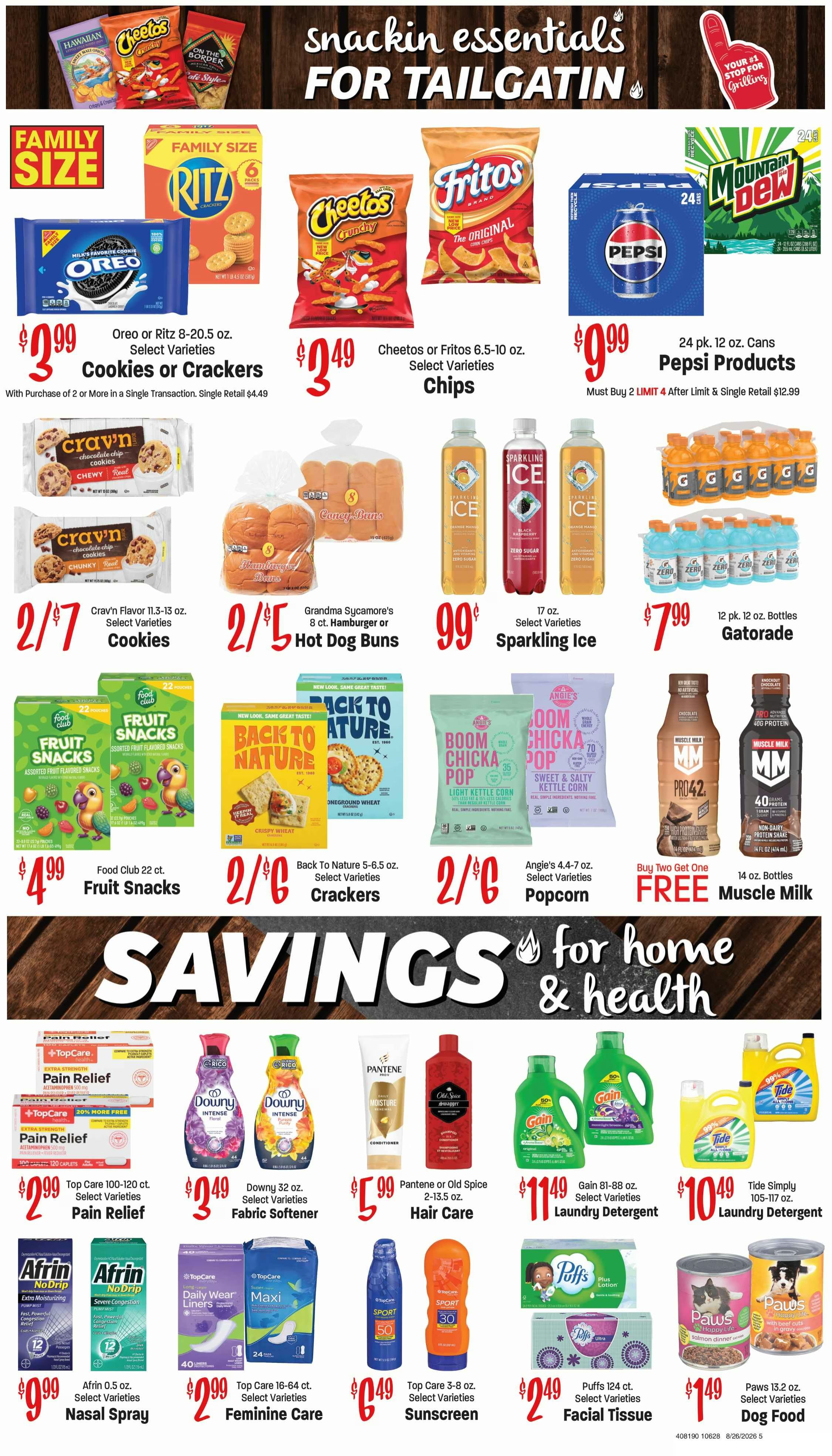 Family Food Town (112 W 3rd St, Palisade, CO) Weekly Ad August 26 - September 1, 2026