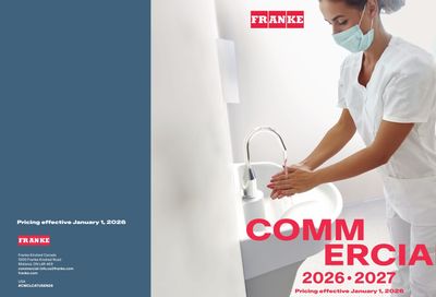 Franke USA Commercial Products Catalog Weekly Ad January 1 - December 31, 2026