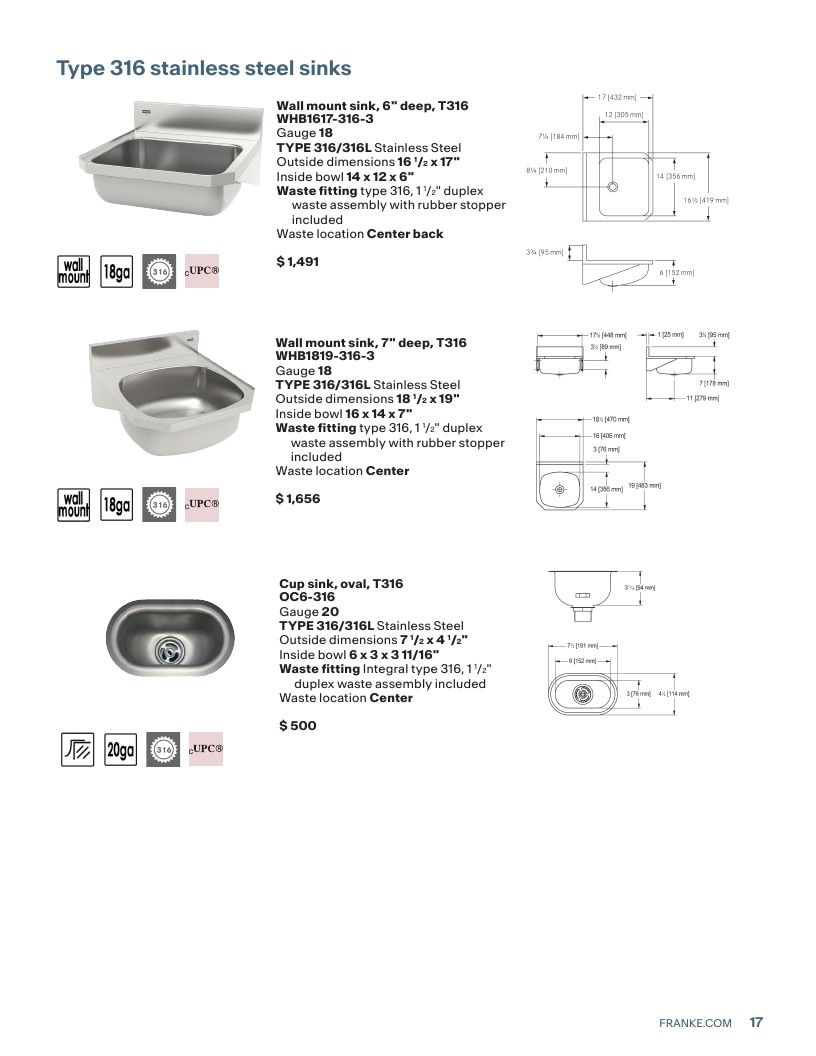 Franke USA Commercial Products Catalog Weekly Ad January 1 - December 31, 2026