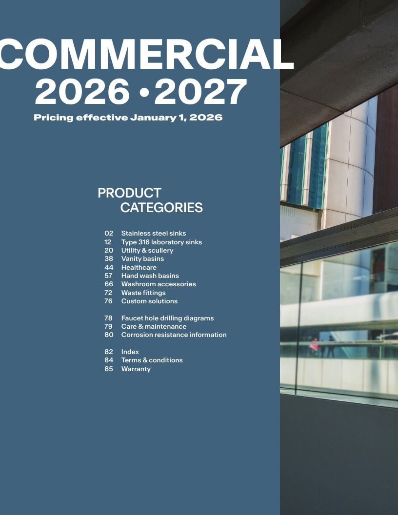 Franke USA Commercial Products Catalog Weekly Ad January 1 - December 31, 2026