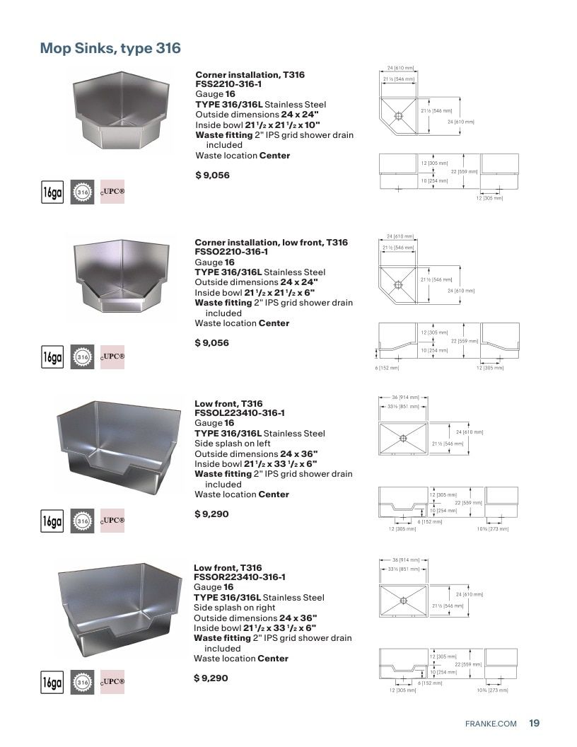 Franke USA Commercial Products Catalog Weekly Ad January 1 - December 31, 2026
