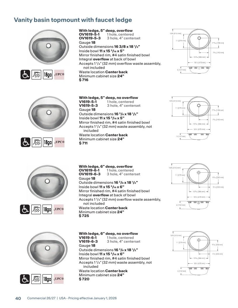 Franke USA Commercial Products Catalog Weekly Ad January 1 - December 31, 2026
