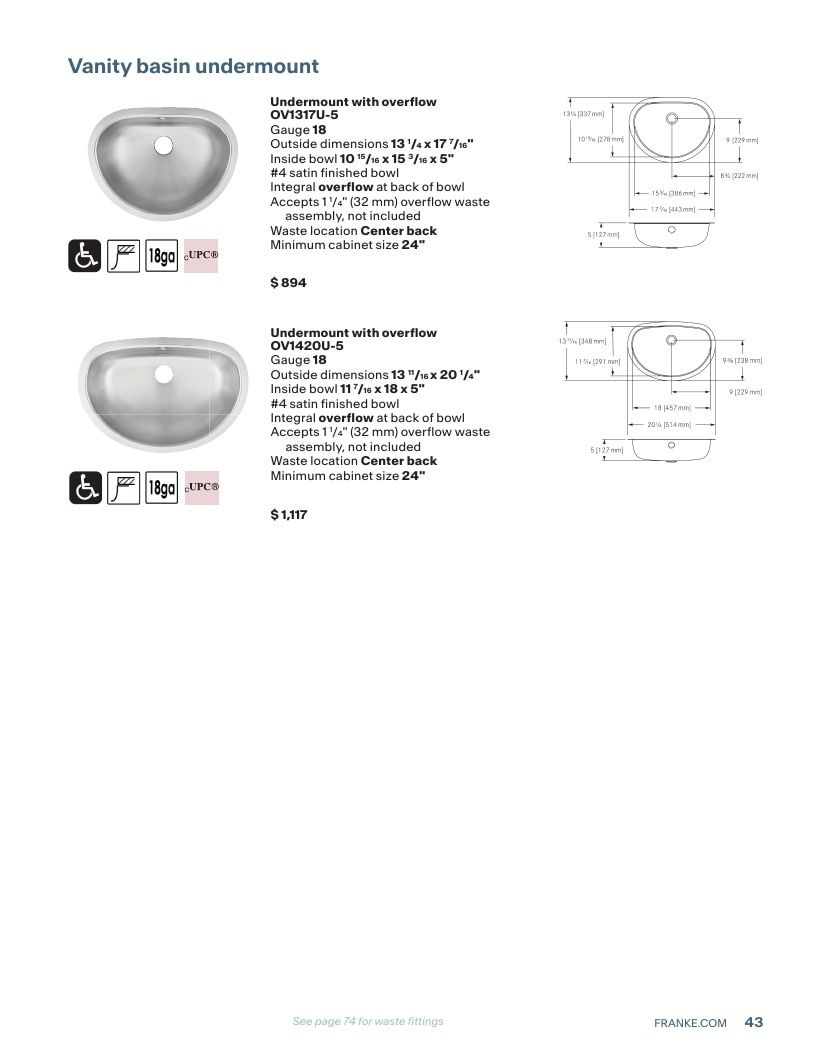 Franke USA Commercial Products Catalog Weekly Ad January 1 - December 31, 2026