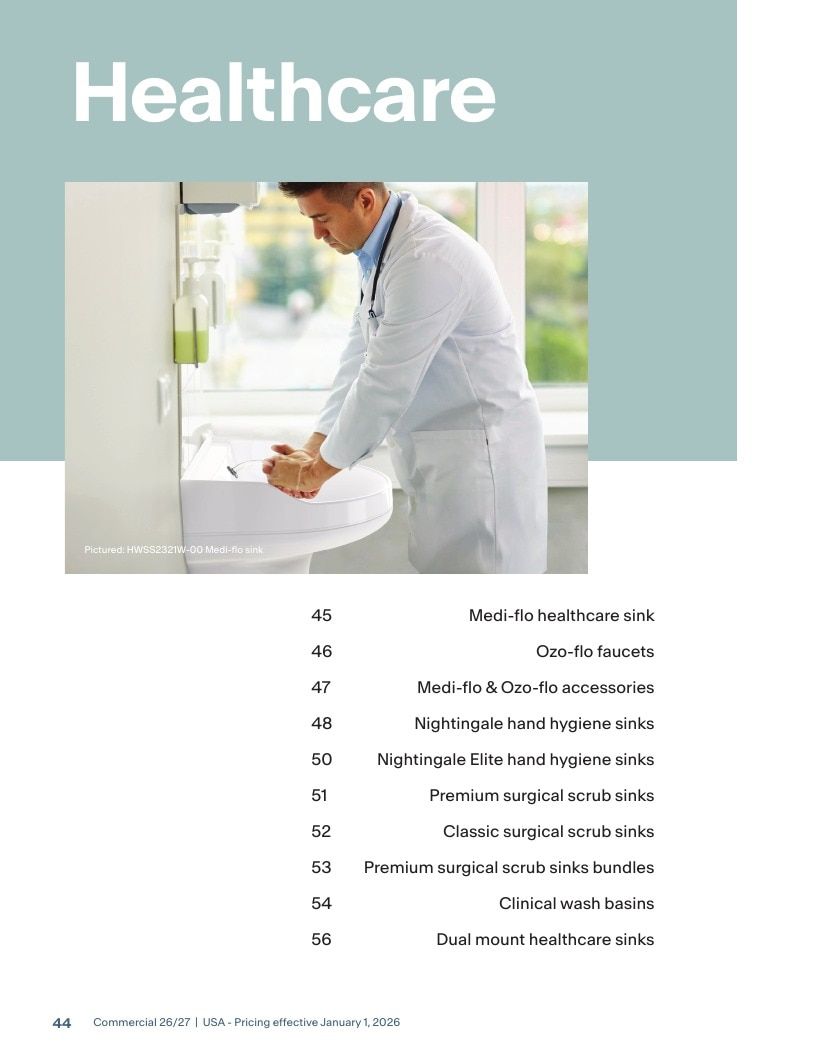 Franke USA Commercial Products Catalog Weekly Ad January 1 - December 31, 2026