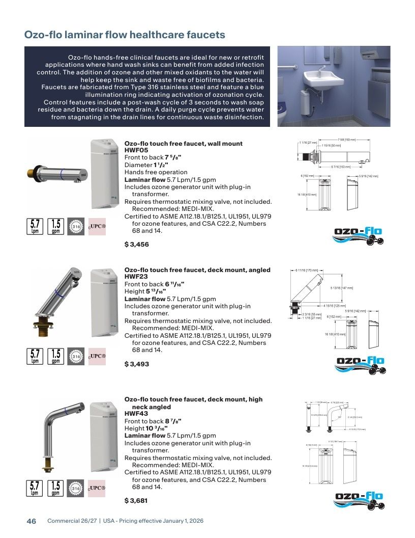Franke USA Commercial Products Catalog Weekly Ad January 1 - December 31, 2026