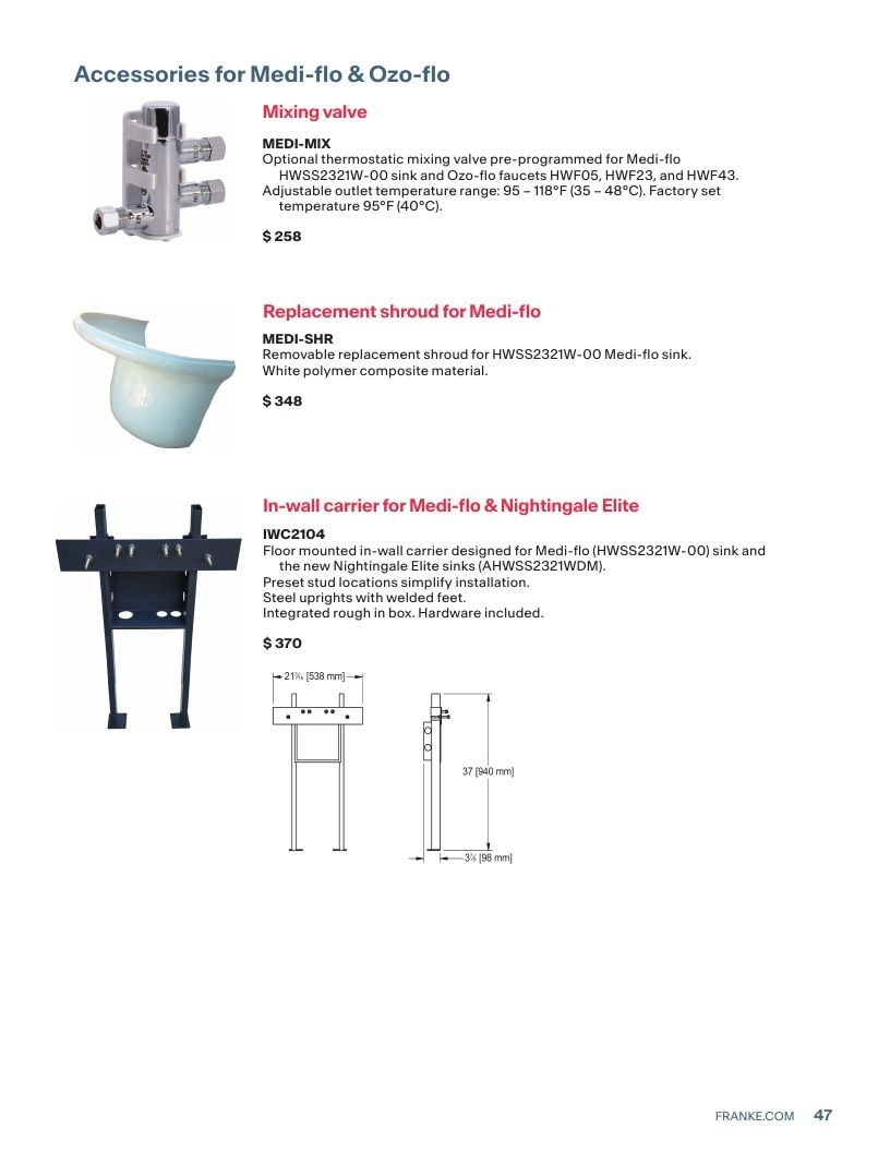 Franke USA Commercial Products Catalog Weekly Ad January 1 - December 31, 2026