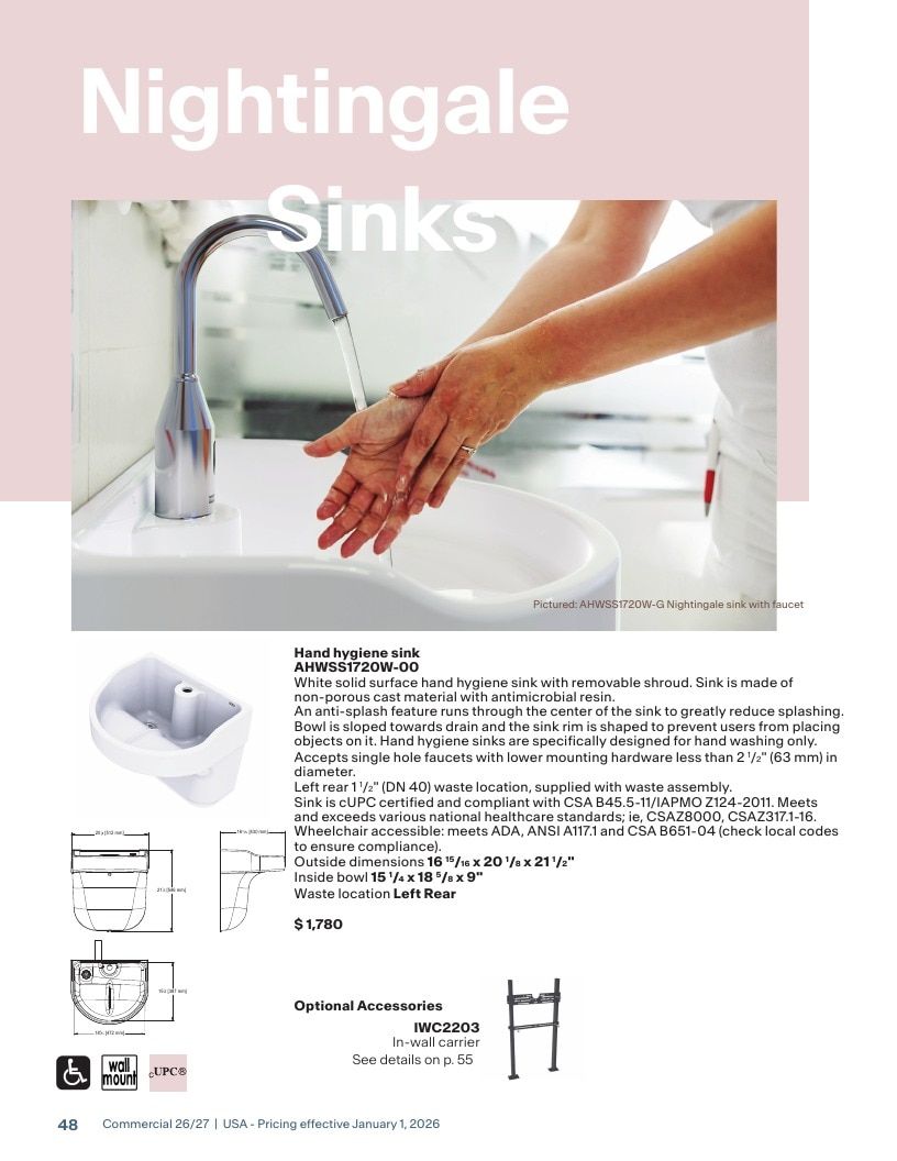 Franke USA Commercial Products Catalog Weekly Ad January 1 - December 31, 2026