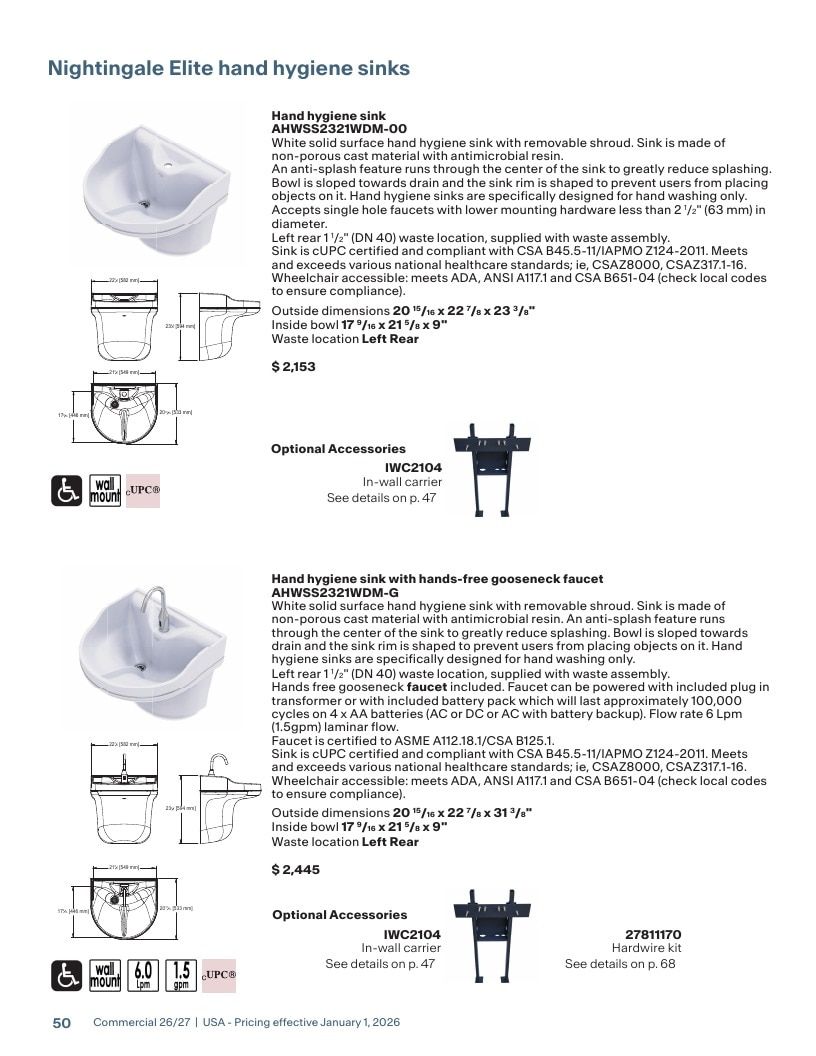 Franke USA Commercial Products Catalog Weekly Ad January 1 - December 31, 2026