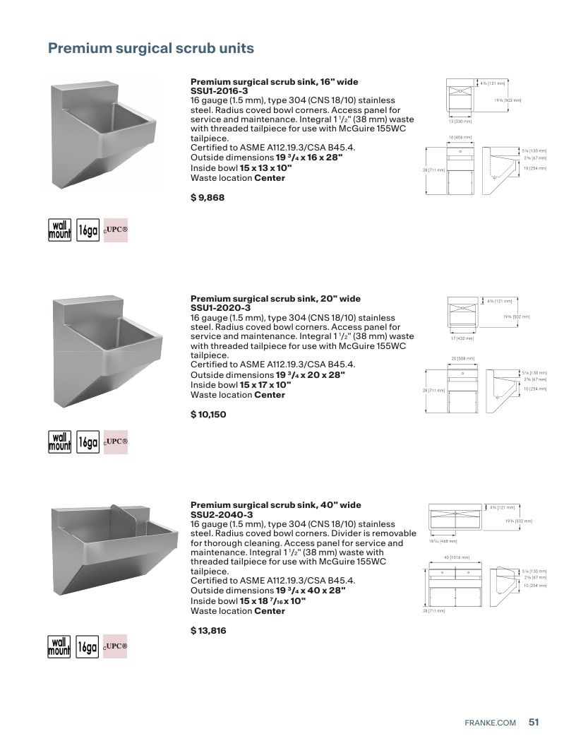 Franke USA Commercial Products Catalog Weekly Ad January 1 - December 31, 2026