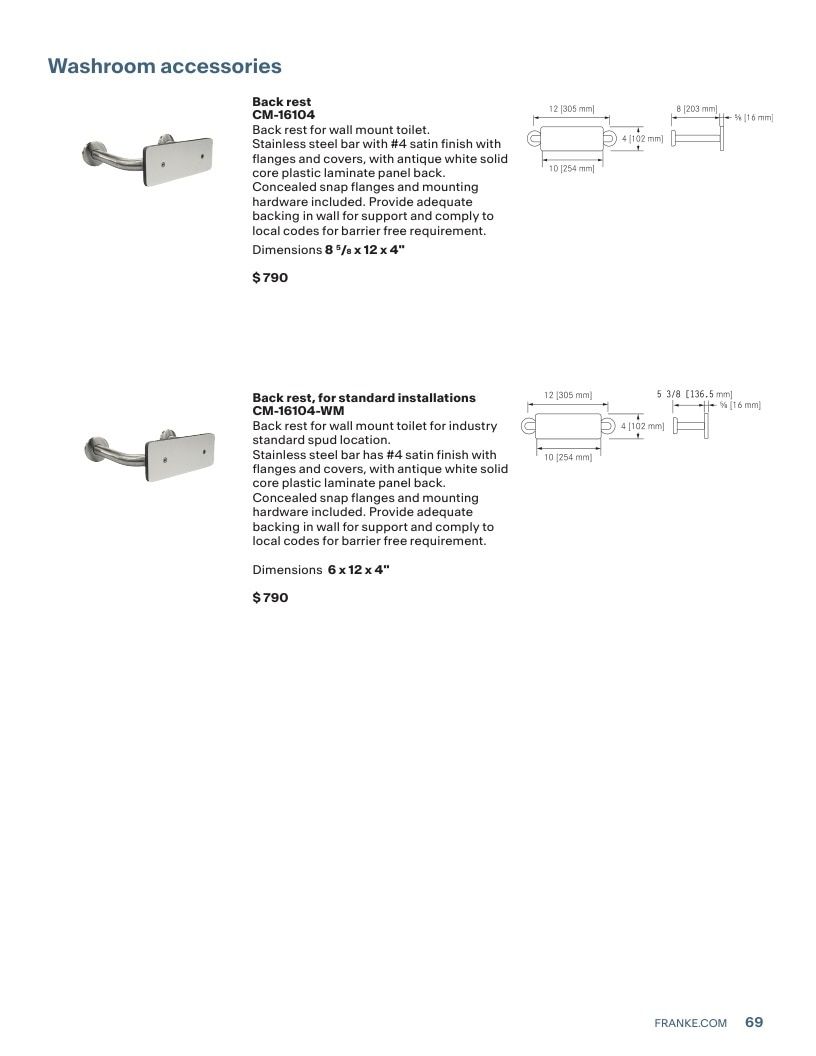 Franke USA Commercial Products Catalog Weekly Ad January 1 - December 31, 2026