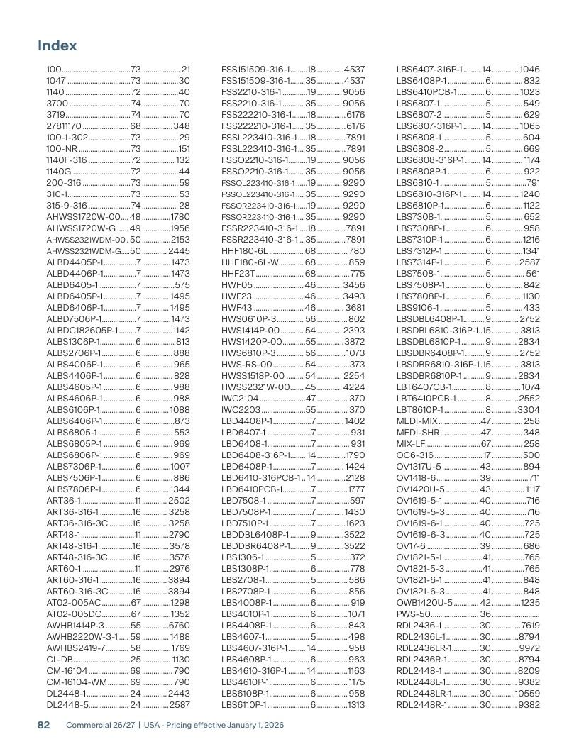 Franke USA Commercial Products Catalog Weekly Ad January 1 - December 31, 2026
