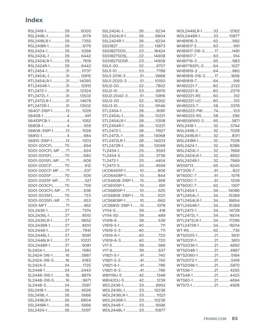 Franke USA Commercial Products Catalog Weekly Ad January 1 - December 31, 2026