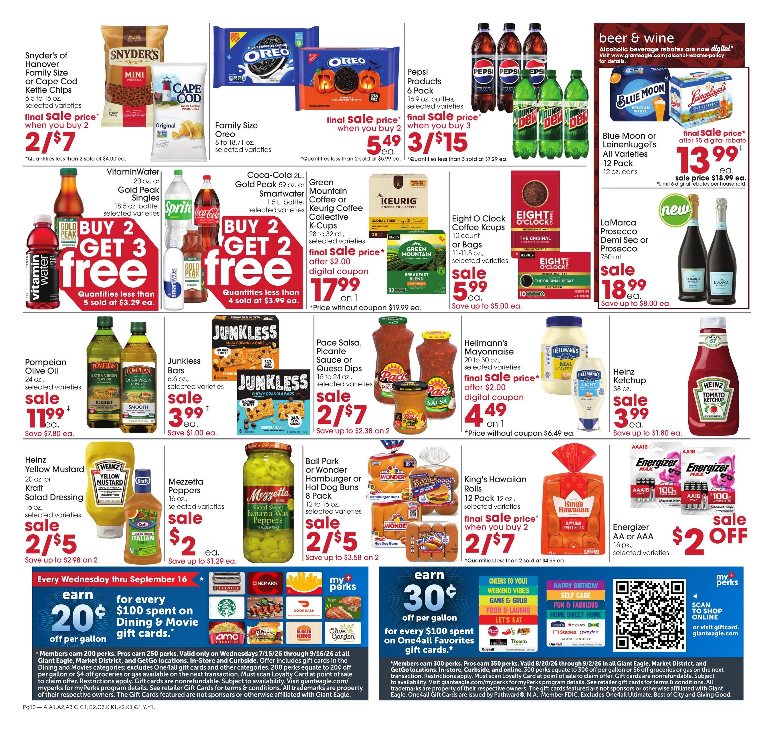Giant Eagle (Greentown–Uniontown Area, OH) Weekly Ad August 27 - September 2, 2026
