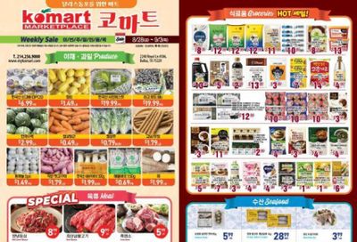 Komart Marketplace Weekly Ad August 28 - September 3, 2026
