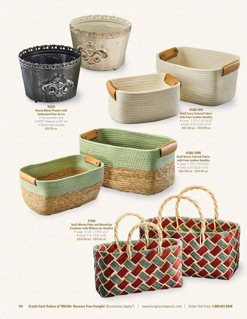 Longhorn Imports Holiday Basket Catalog Weekly Ad January 1 - December 31, 2026