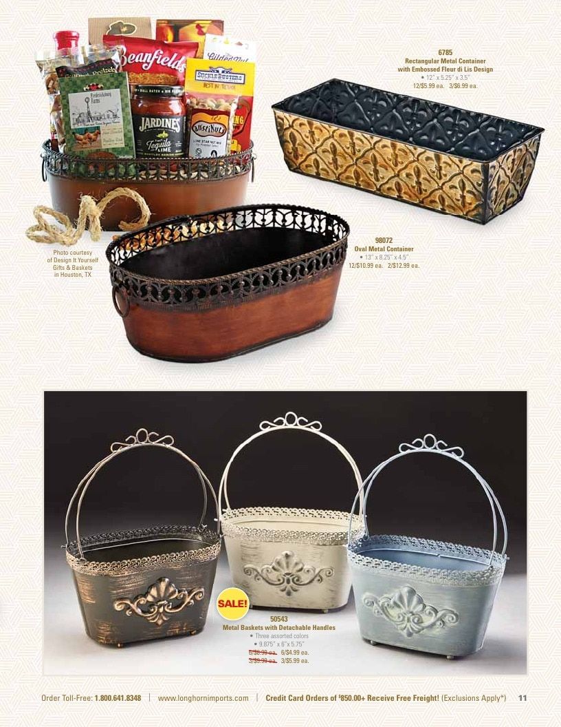 Longhorn Imports Holiday Basket Catalog Weekly Ad January 1 - December 31, 2026