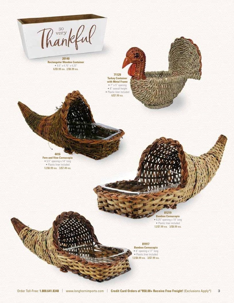 Longhorn Imports Holiday Basket Catalog Weekly Ad January 1 - December 31, 2026