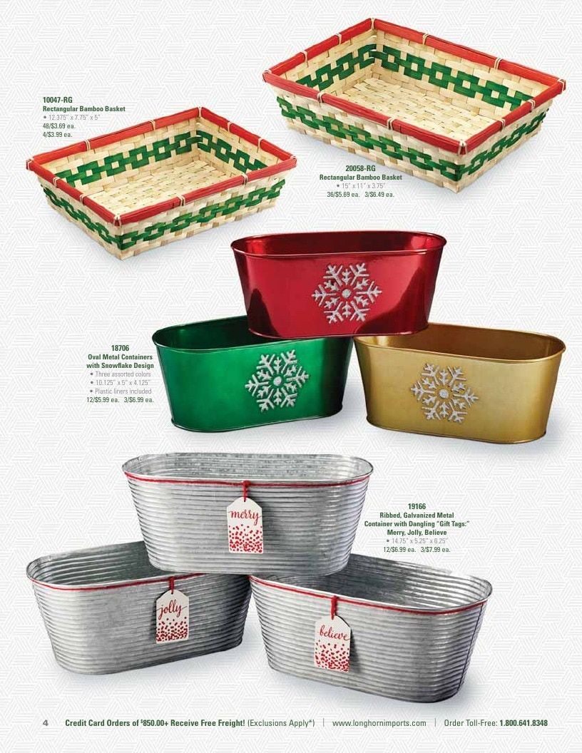 Longhorn Imports Holiday Basket Catalog Weekly Ad January 1 - December 31, 2026