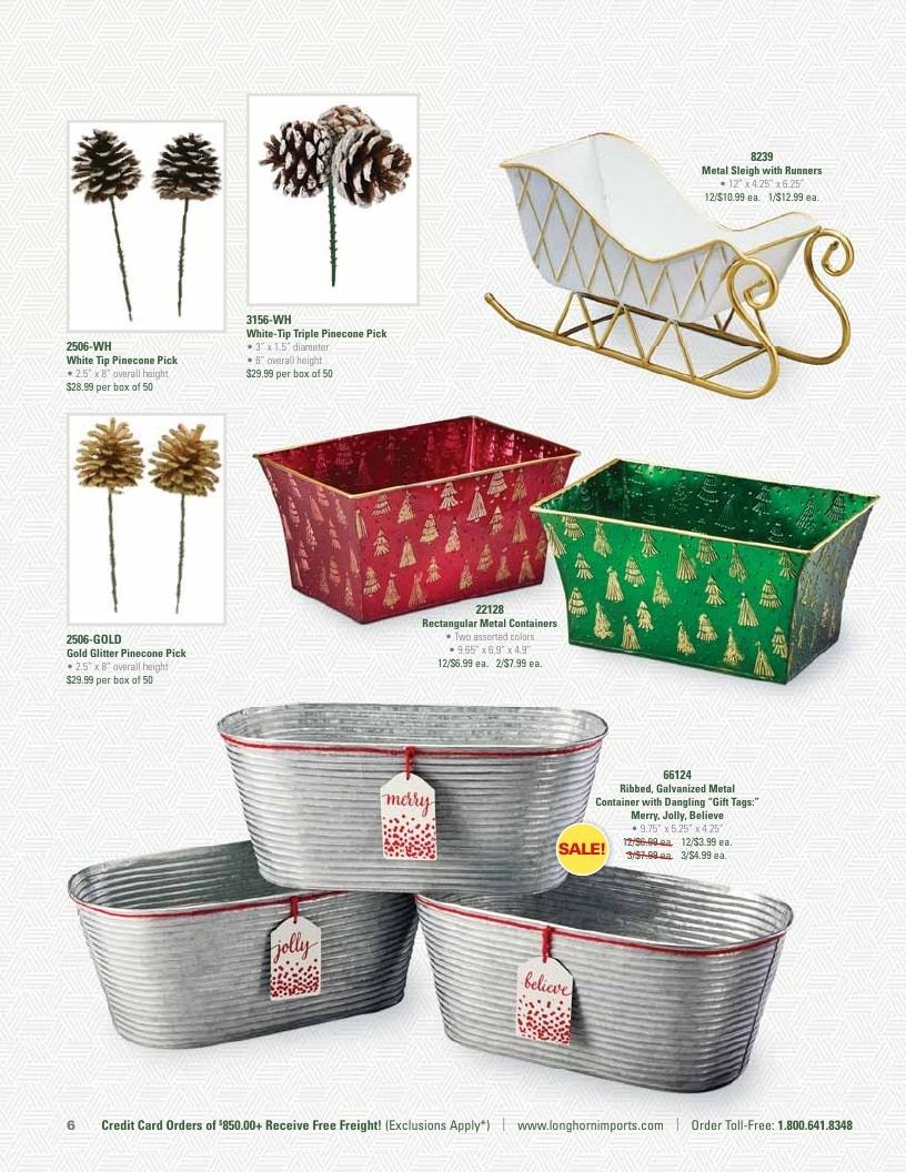 Longhorn Imports Holiday Basket Catalog Weekly Ad January 1 - December 31, 2026