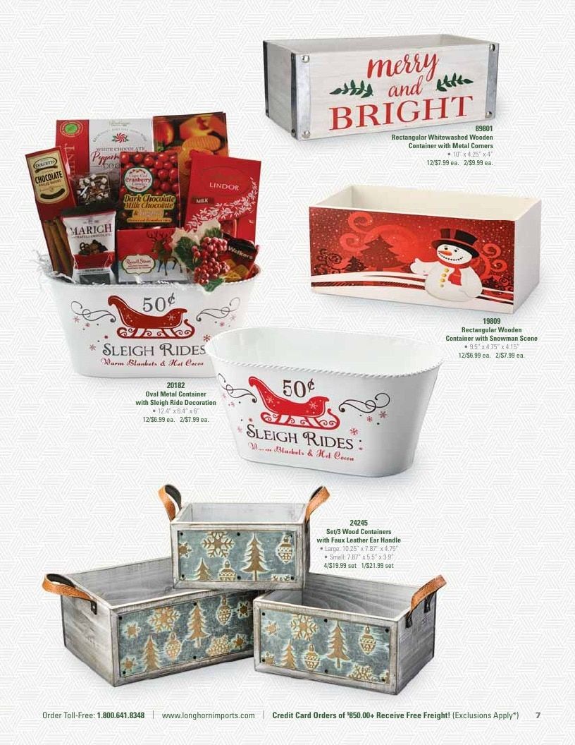 Longhorn Imports Holiday Basket Catalog Weekly Ad January 1 - December 31, 2026