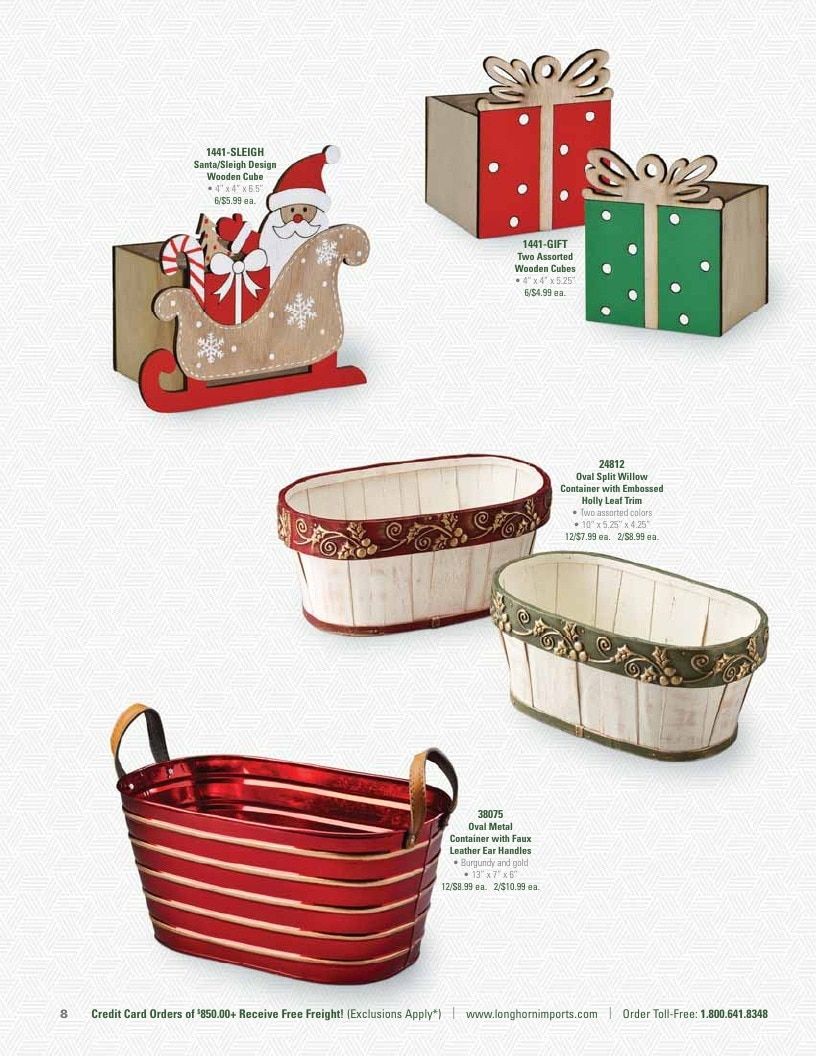 Longhorn Imports Holiday Basket Catalog Weekly Ad January 1 - December 31, 2026