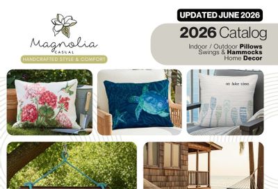 Magnolia Casual Outdoor Textiles Catalog Weekly Ad January 1 - December 31, 2026