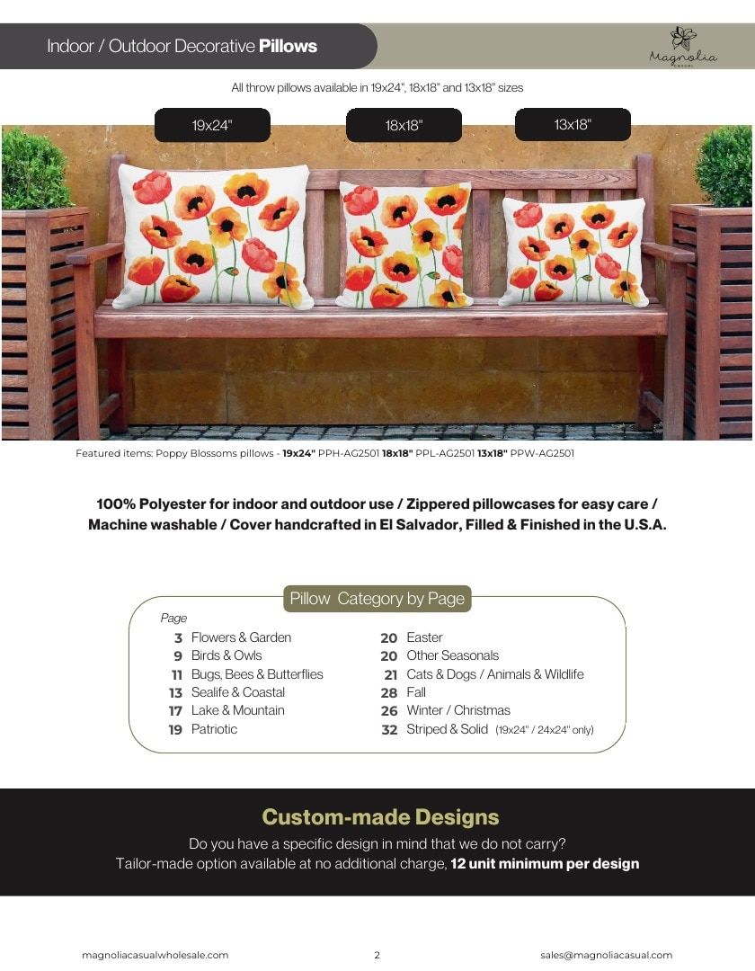 Magnolia Casual Outdoor Textiles Catalog Weekly Ad January 1 - December 31, 2026