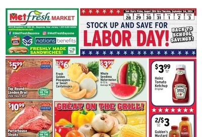Met Foodmarkets (Bayonne, NJ) Weekly Ad August 28 - September 3, 2026