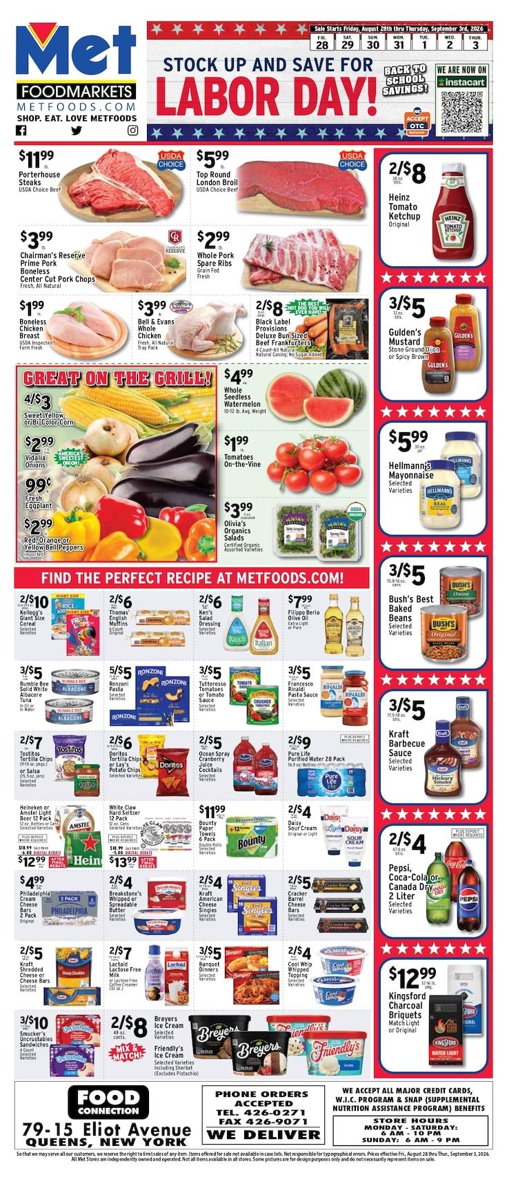 Met Foodmarkets (Middle Village, NY) Weekly Ad August 28 - September 3, 2026