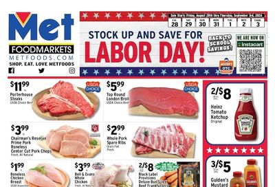 Met Foodmarkets (Middle Village, NY) Weekly Ad August 28 - September 3, 2026
