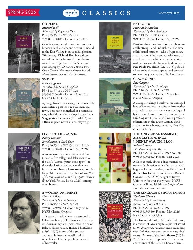 New York Review Books Spring Book Catalog Weekly Ad January 1 - December 31, 2026