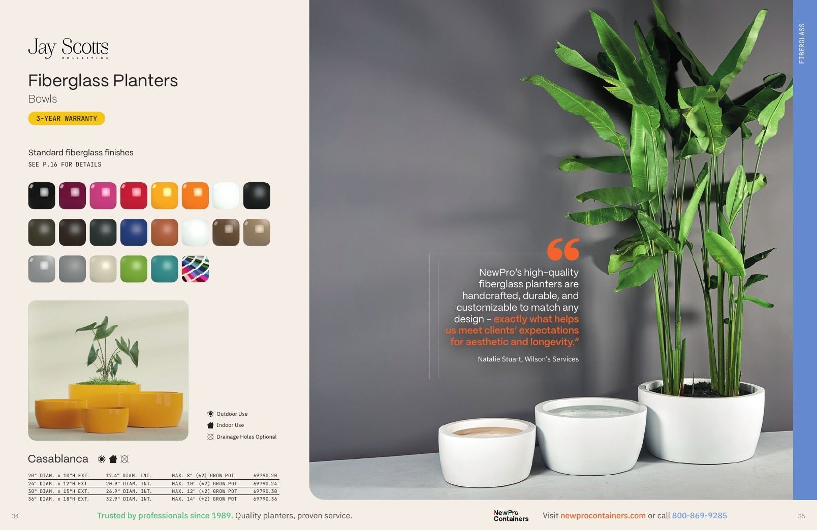 NewPro Containers Planter Catalog Weekly Ad January 1 - December 31, 2026