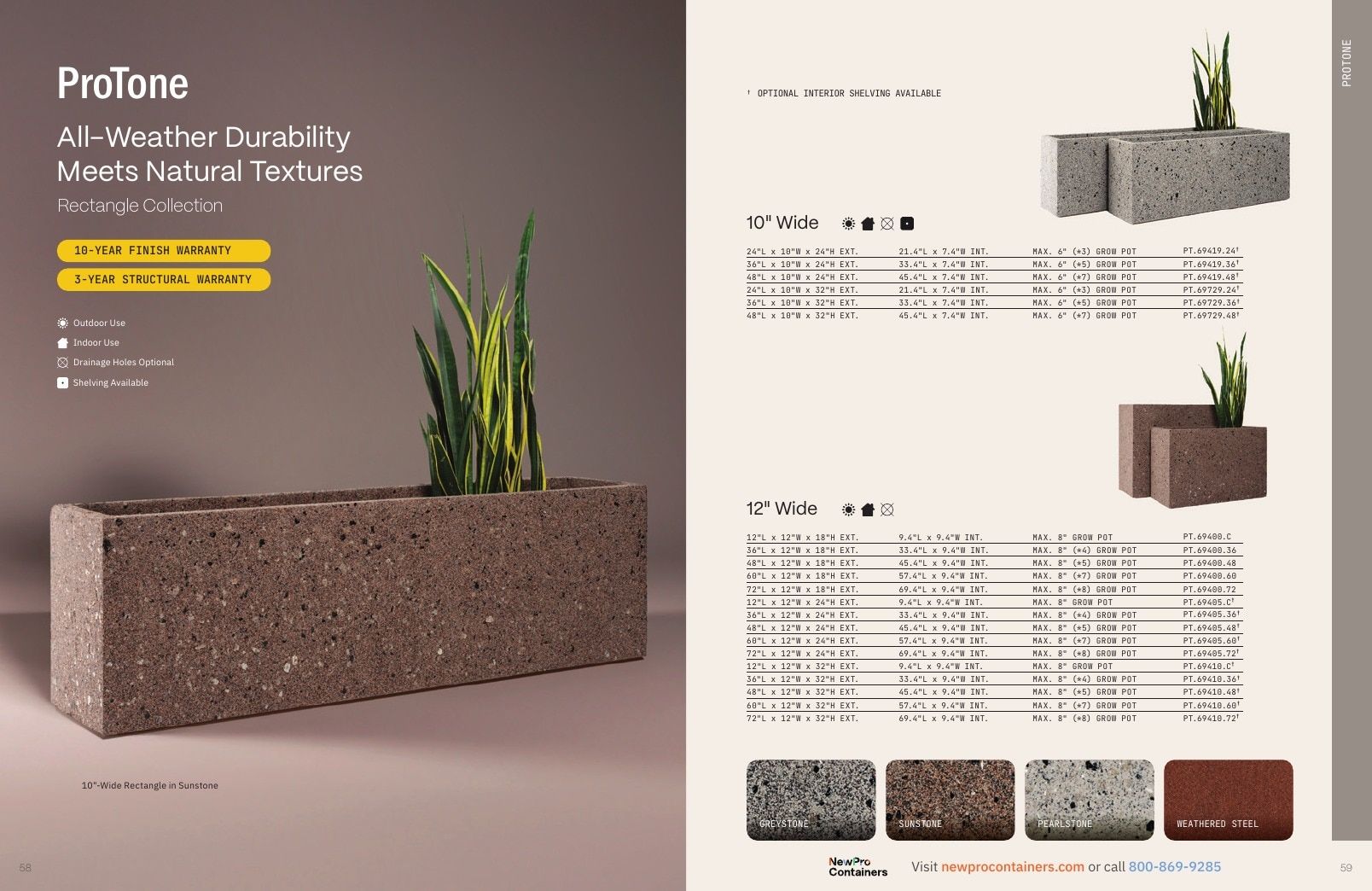 NewPro Containers Planter Catalog Weekly Ad January 1 - December 31, 2026