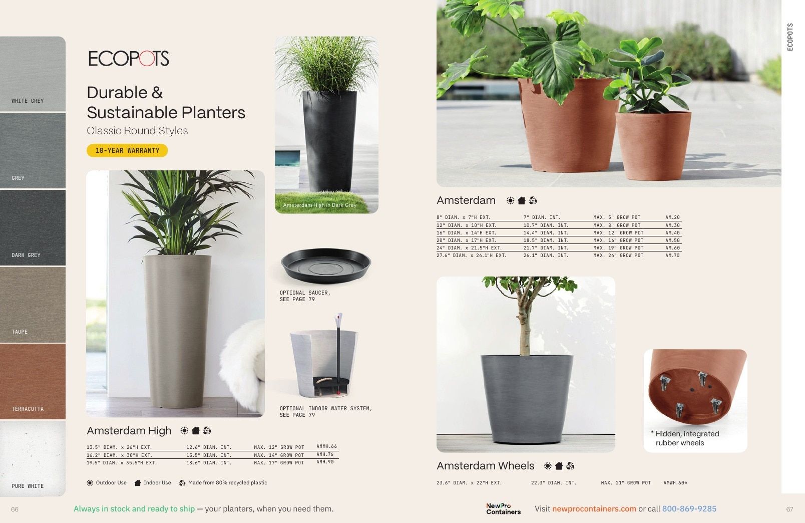 NewPro Containers Planter Catalog Weekly Ad January 1 - December 31, 2026