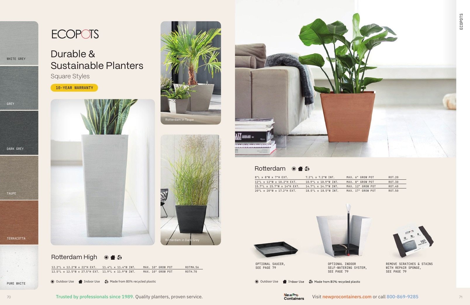 NewPro Containers Planter Catalog Weekly Ad January 1 - December 31, 2026