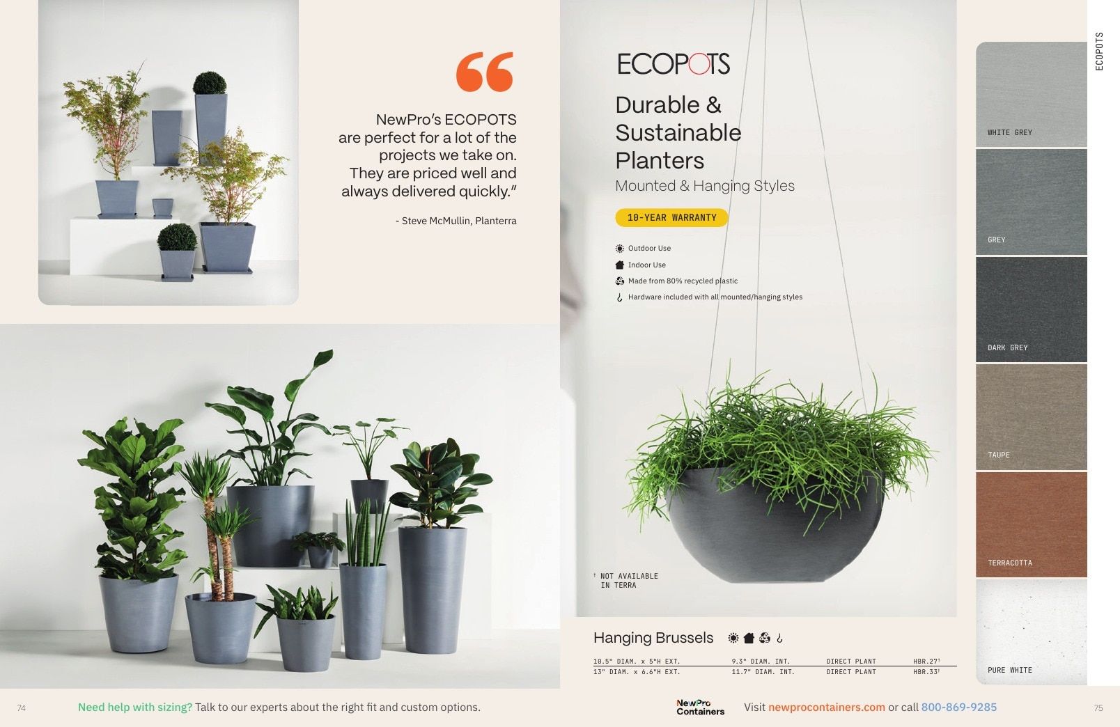NewPro Containers Planter Catalog Weekly Ad January 1 - December 31, 2026