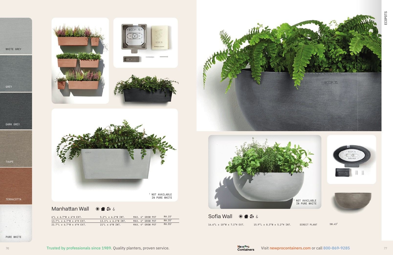NewPro Containers Planter Catalog Weekly Ad January 1 - December 31, 2026