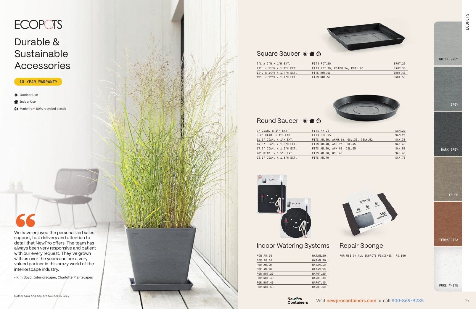 NewPro Containers Planter Catalog Weekly Ad January 1 - December 31, 2026