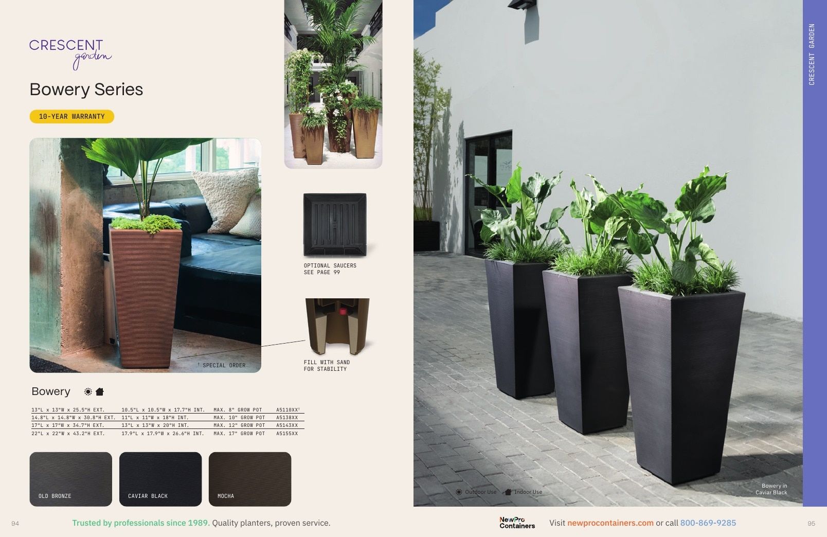 NewPro Containers Planter Catalog Weekly Ad January 1 - December 31, 2026