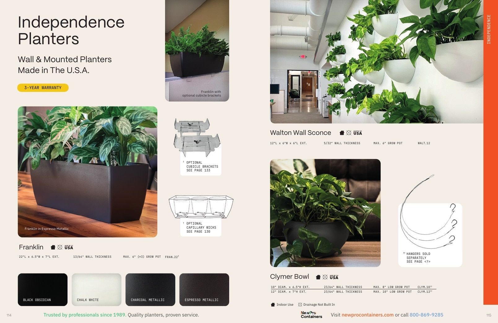 NewPro Containers Planter Catalog Weekly Ad January 1 - December 31, 2026