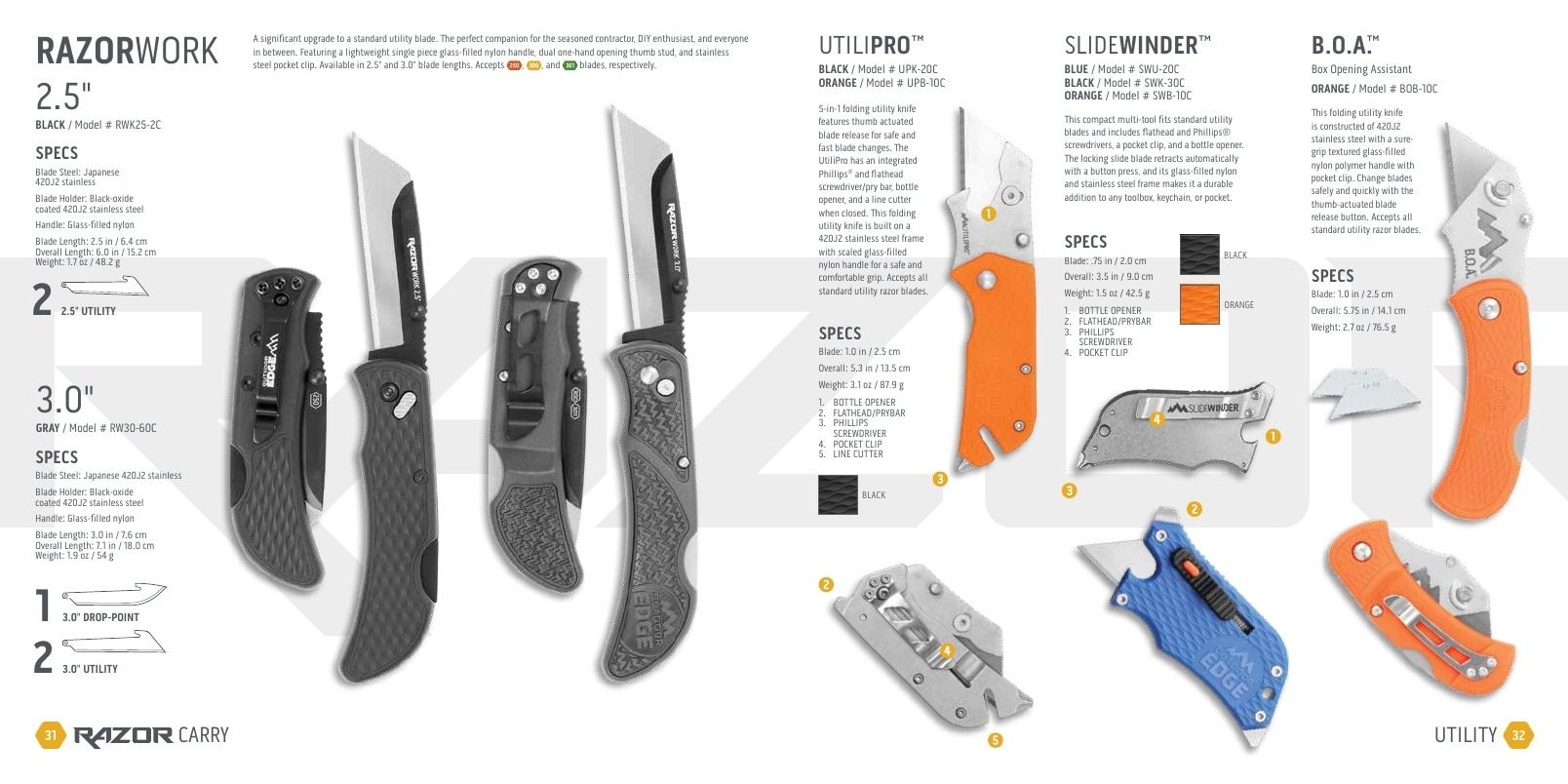 Outdoor Edge Dealer Catalog Weekly Ad January 1 - December 31, 2026