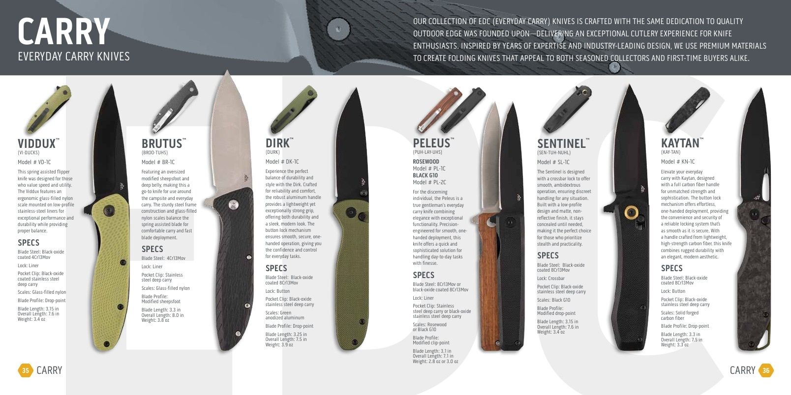 Outdoor Edge Dealer Catalog Weekly Ad January 1 - December 31, 2026