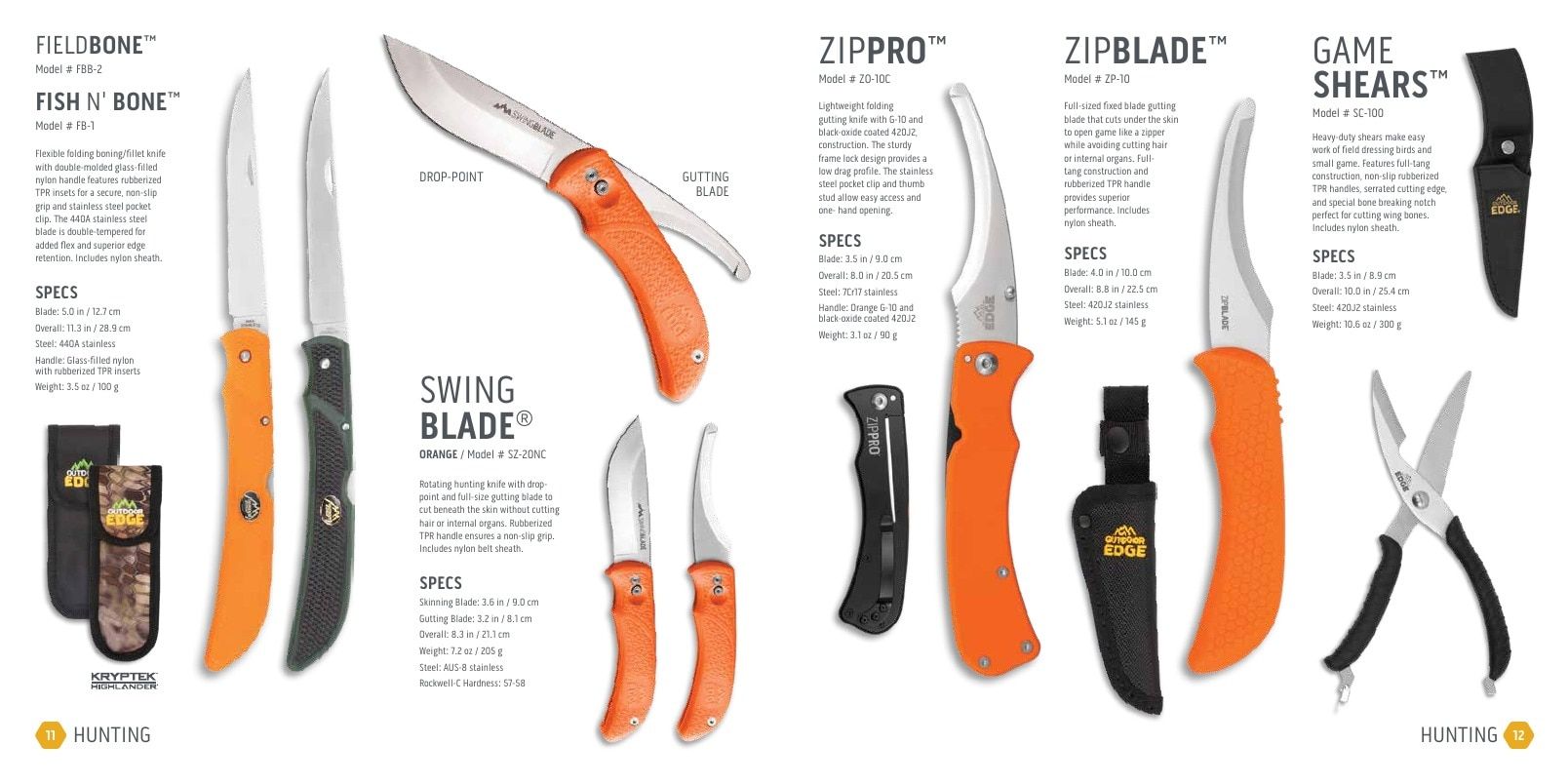 Outdoor Edge Dealer Catalog Weekly Ad January 1 - December 31, 2026